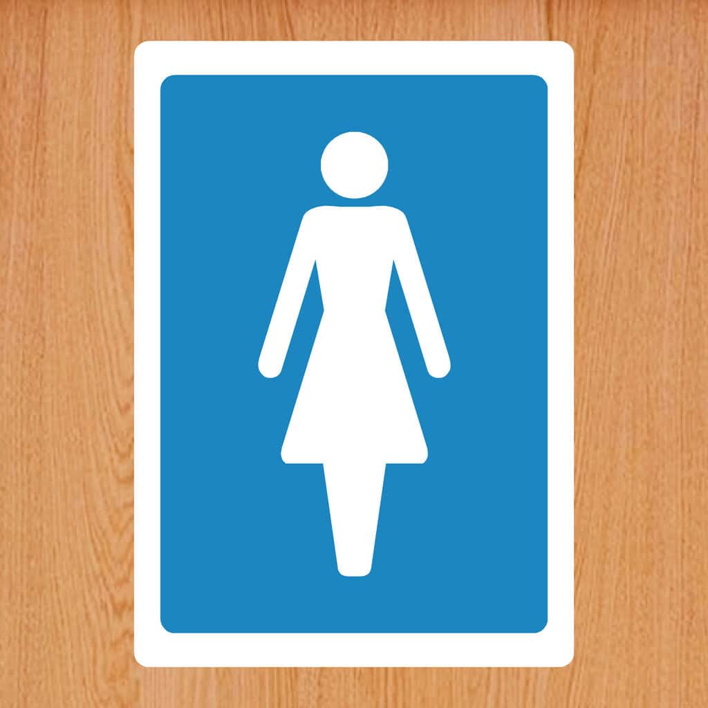 Ladies Toilet Sign - The Sign Shed
