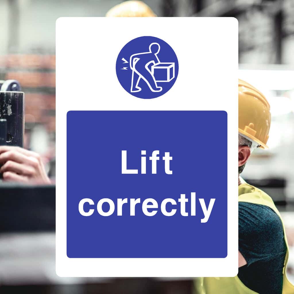 File Properly Sign Lift Correctly Sign – The Sign Shed