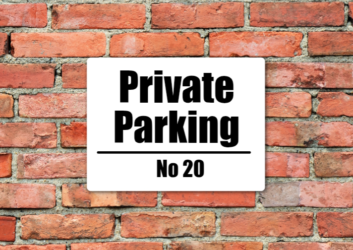 Custom Private Parking Sign