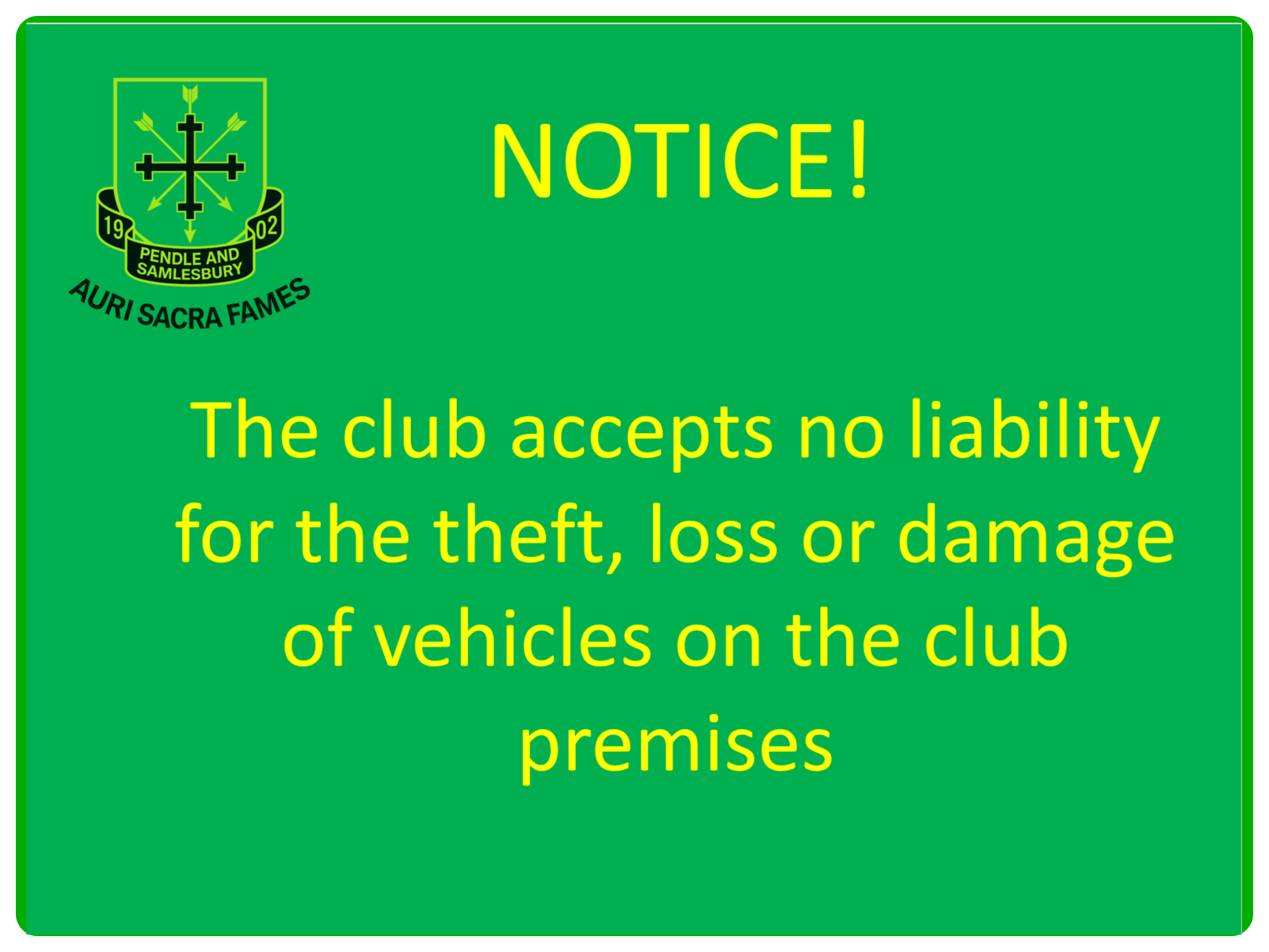 Custom Green Sign Landscape