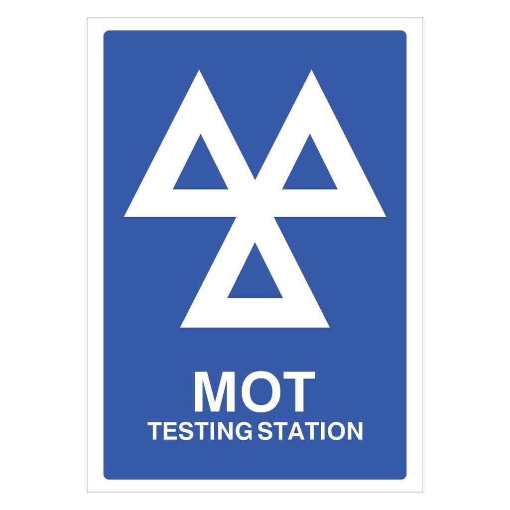MOT Testing Station Sign - The Sign Shed