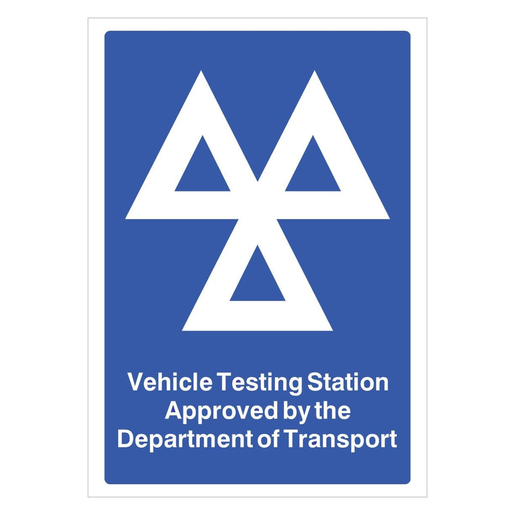 MOT Vehicle Testing Station Sign - The Sign Shed