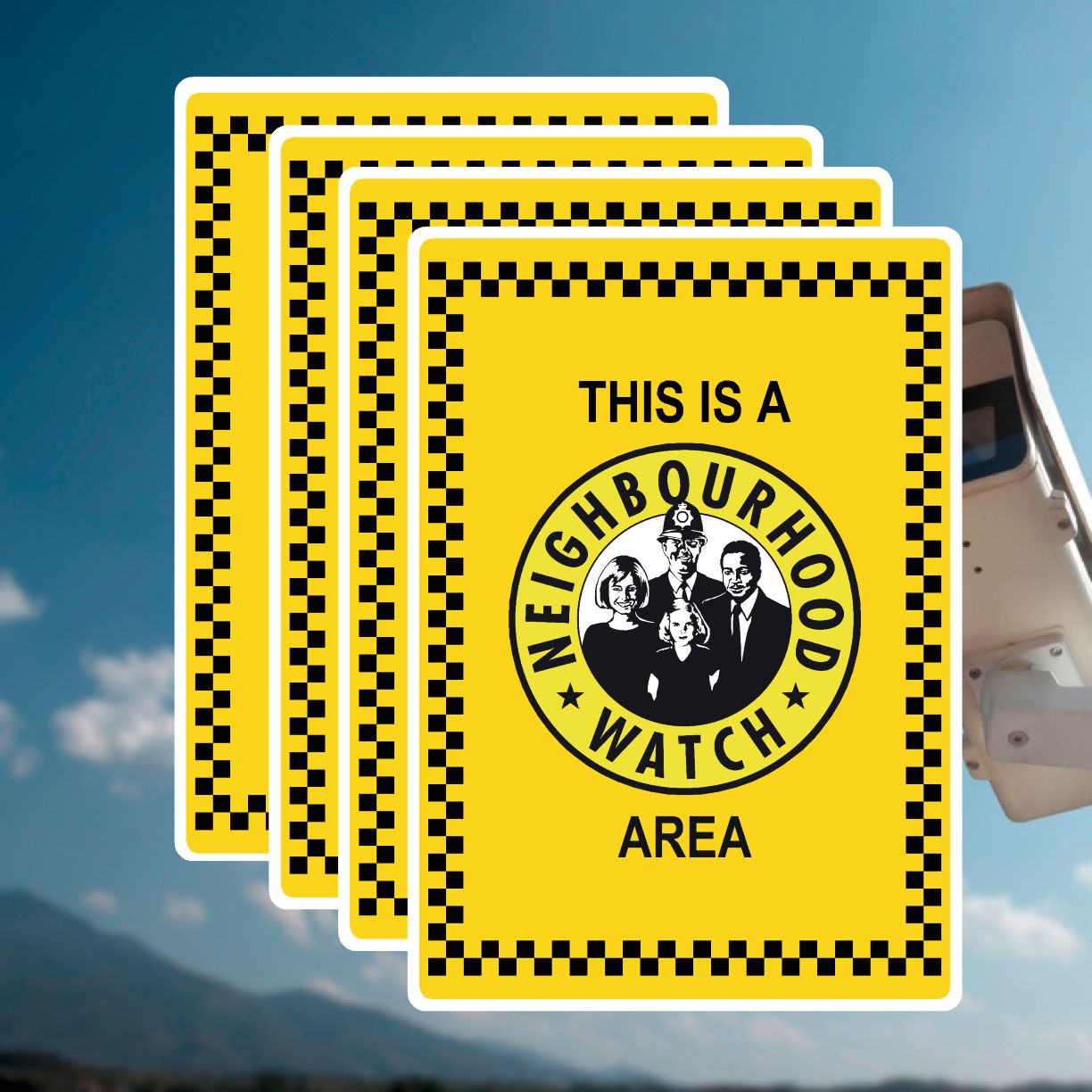 Multipack Neighbourhood Watch Sign | 5 Pack - The Sign Shed