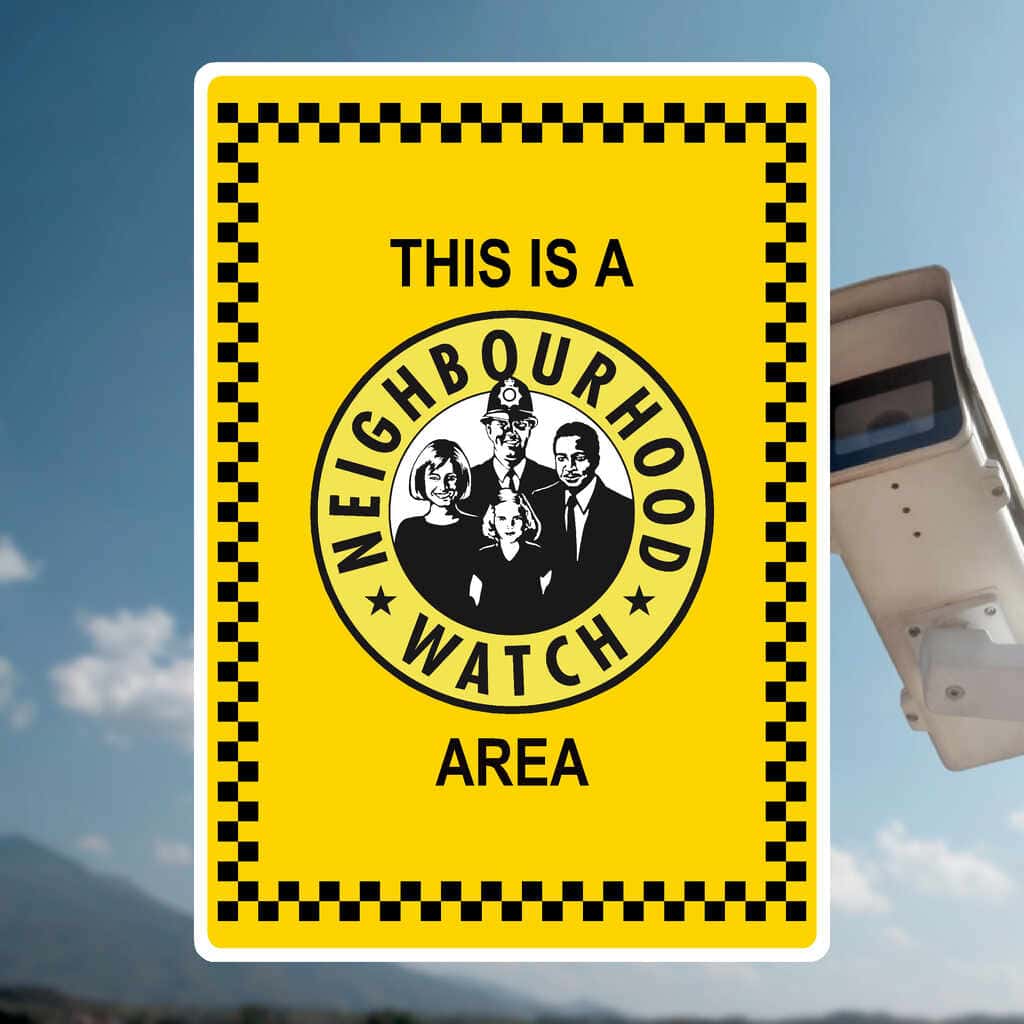 Neighbourhood Watch Sign - Durable Security Signage UK