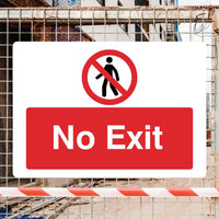 VSafety No Entry Sign – 600 x 300 mm – plastica rigida blu VSafety No Entry Sign – 600 x 300 mm – plastica rigida blu