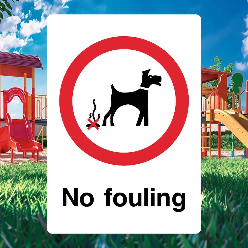 No Fouling Sign - The Sign Shed