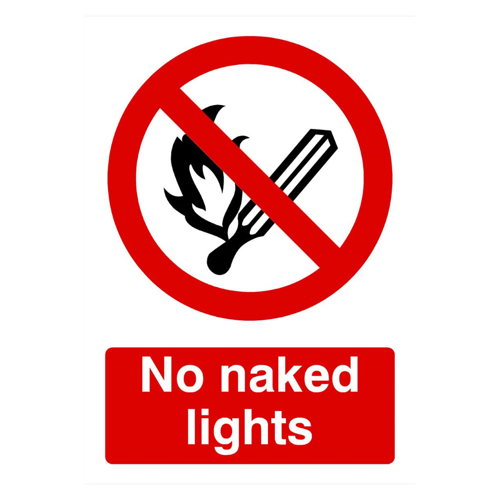 No Naked Lights - The Sign Shed