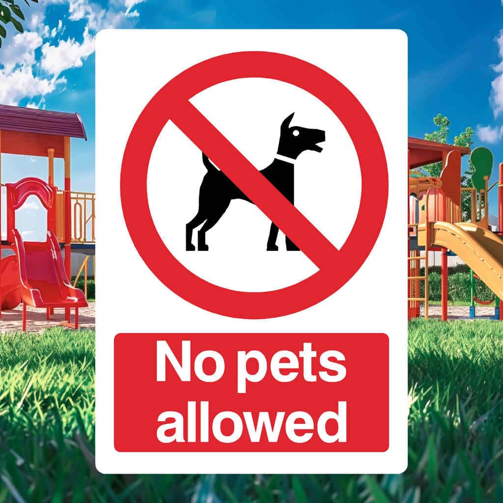 No Pets Allowed Sign - The Sign Shed
