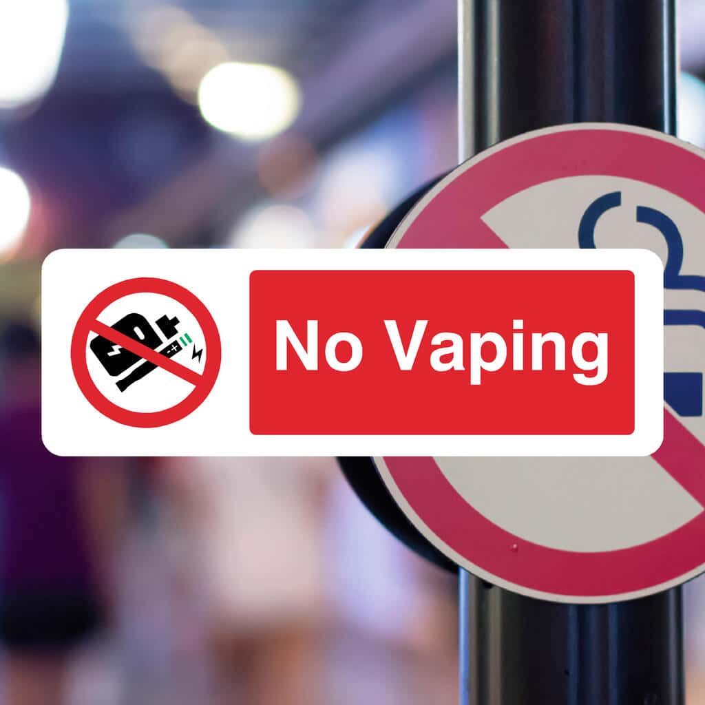 Vaping Sign Ex No Vaping Sign | Safety Signs