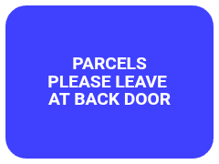 Custom Blue Sign Landscape