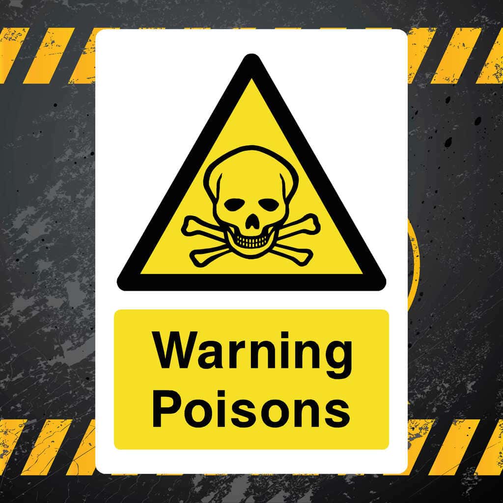 Poisons Sign - The Sign Shed