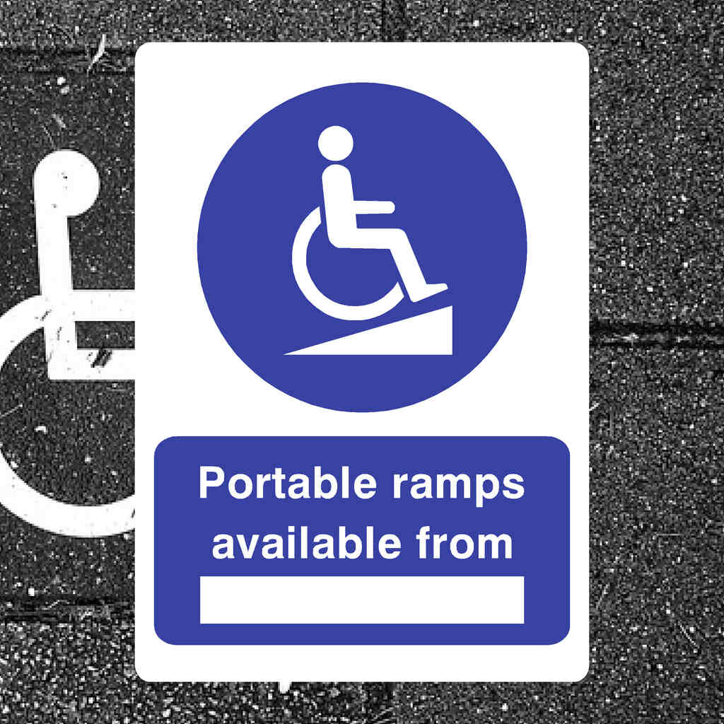 Portable Ramps Available From Sign – The Sign Shed