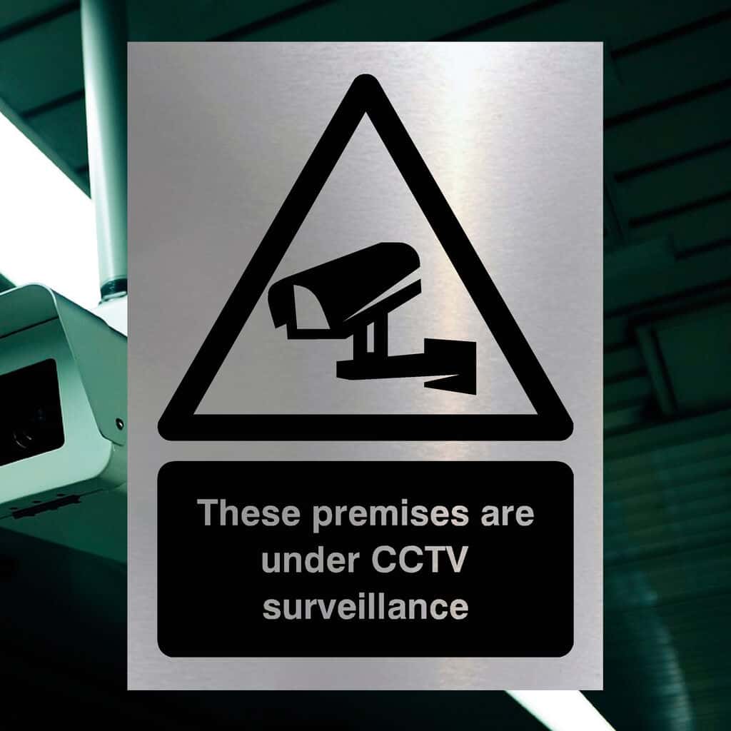 Camera Surveillance Signs 4 PACK Security Alert 24 HOURS VIDEO