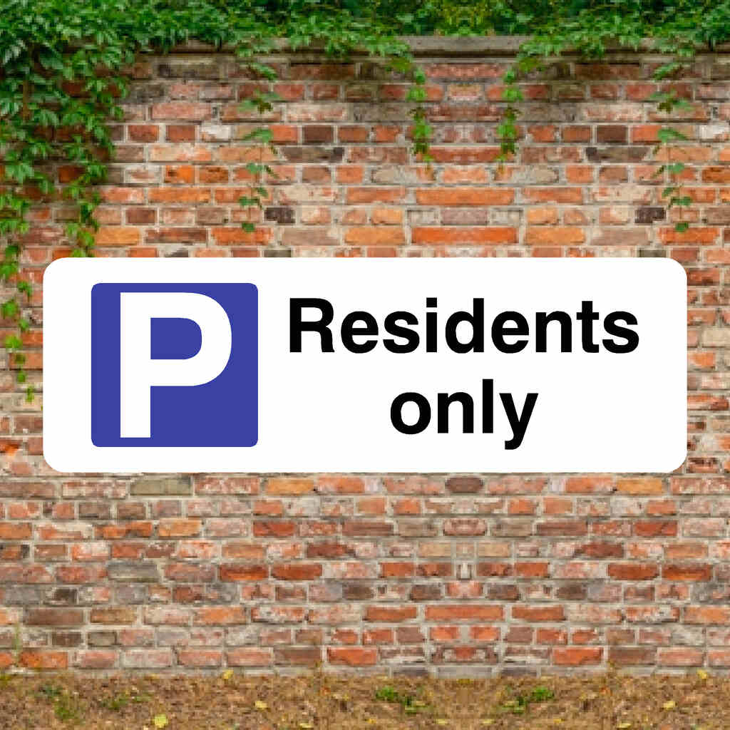 Residents Parking Sign | UK Made