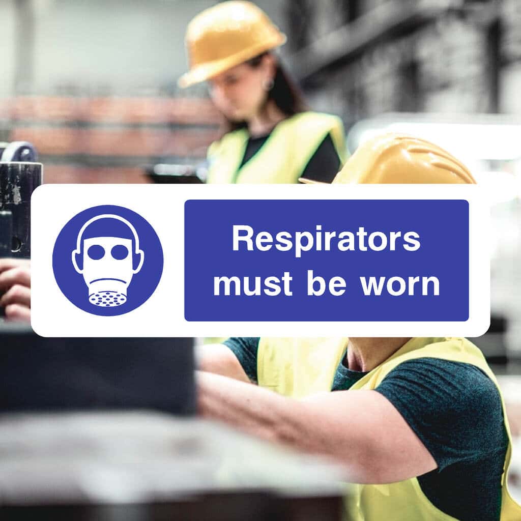 Respirators Must Be Worn Sign - The Sign Shed