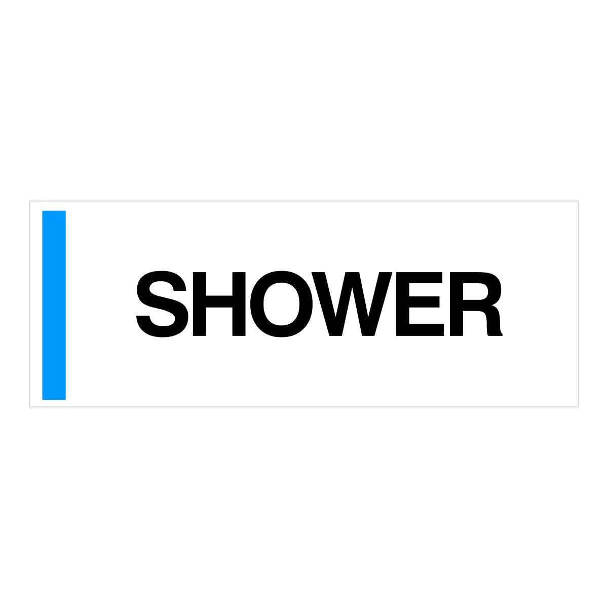 Shower Construction Door Sign | The Sign Shed