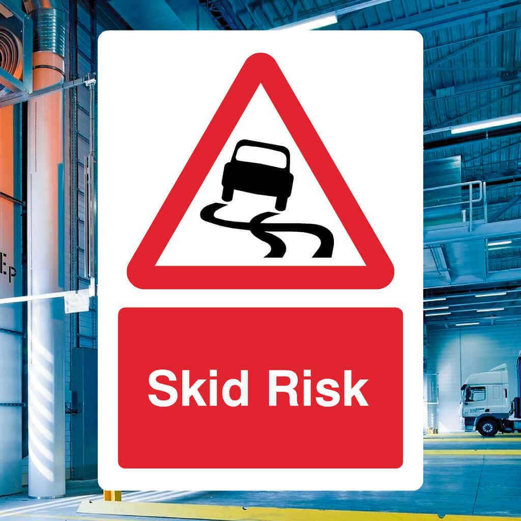 Skid Risk Sign – The Sign Shed