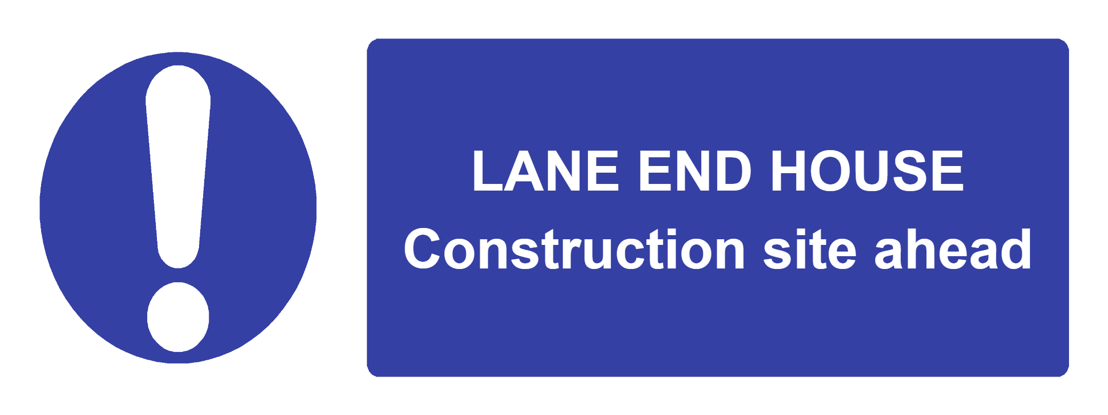 Custom Mandatory Sign Landscape
