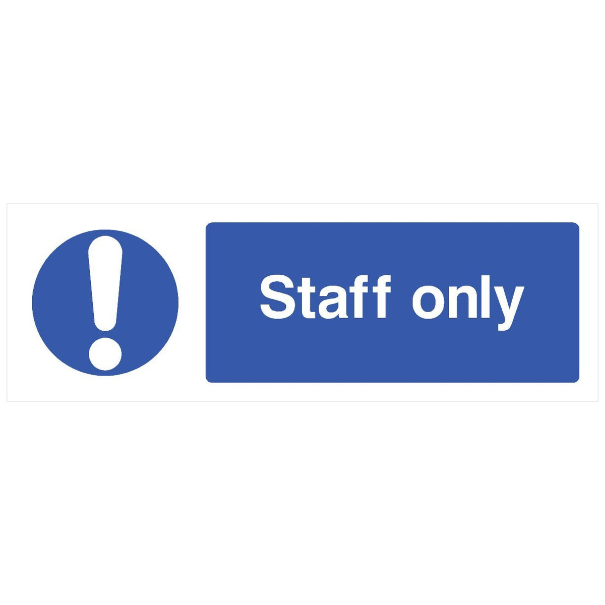 Staff Only Sign | Landscape