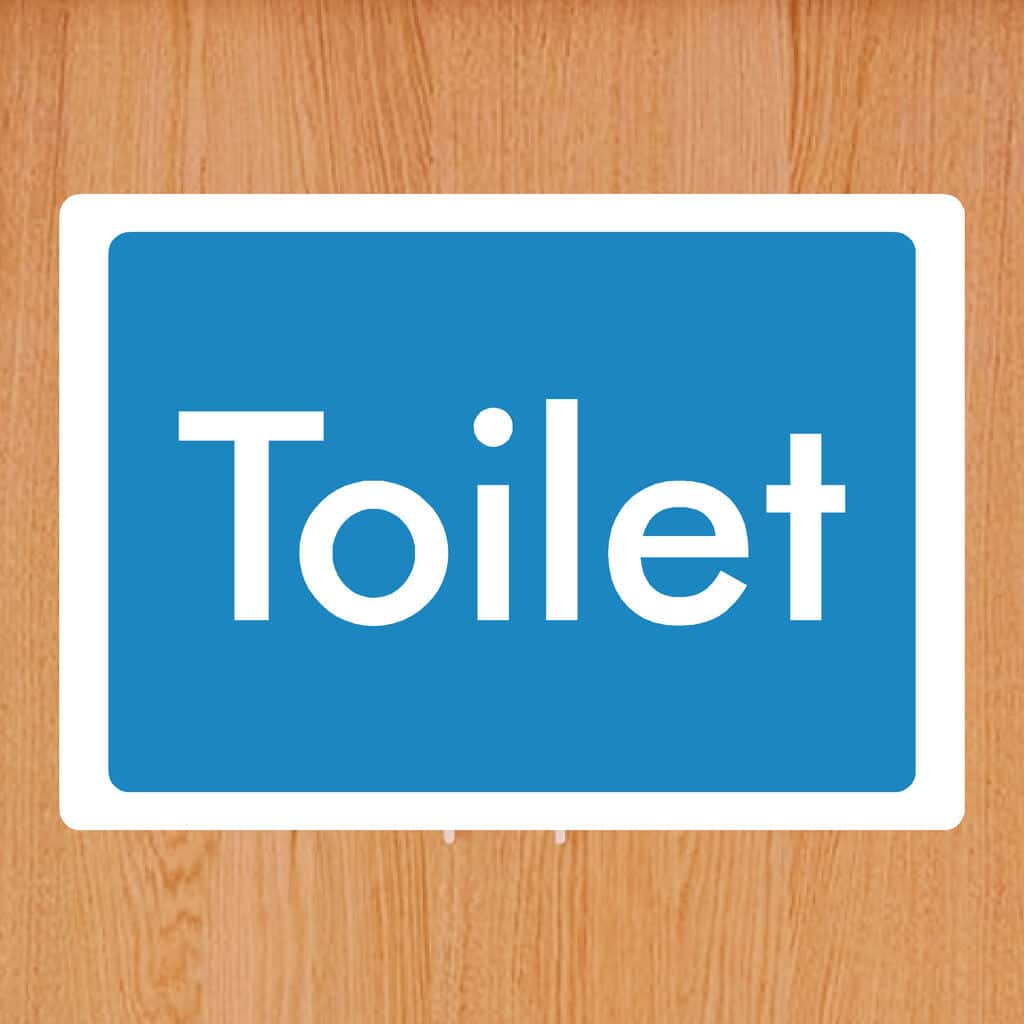 Toilet Sign - The Sign Shed