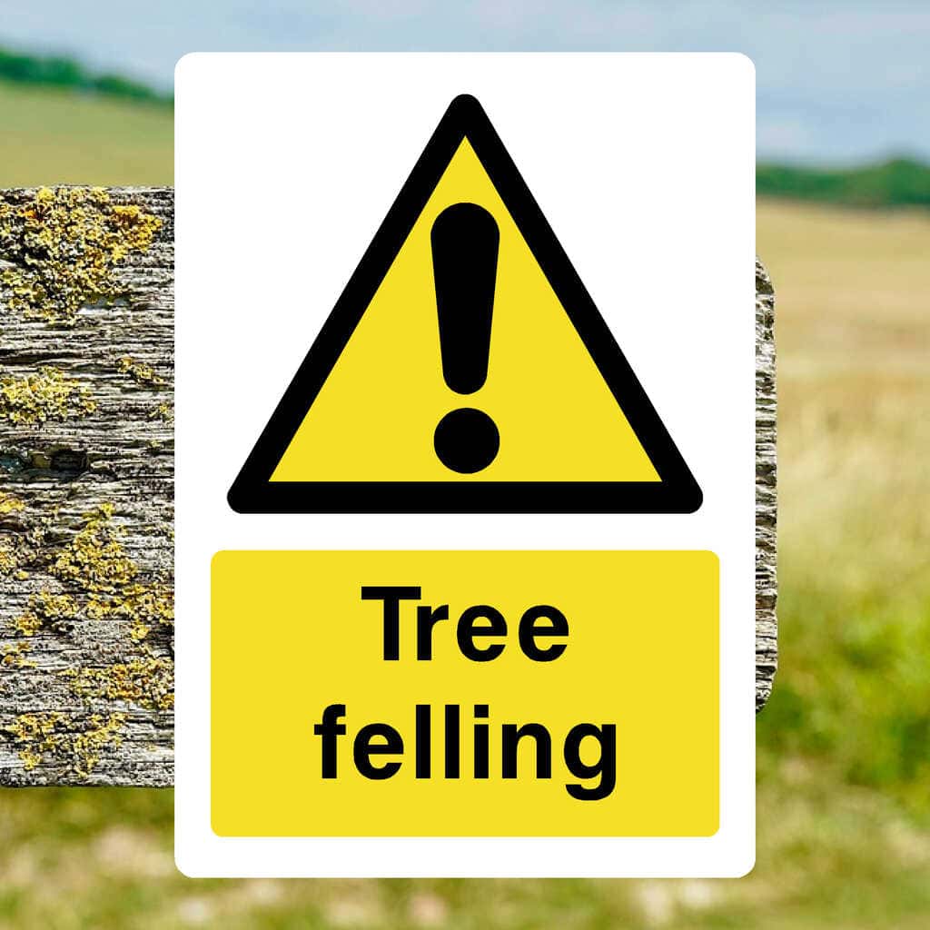 Tree Felling Sign - The Sign Shed