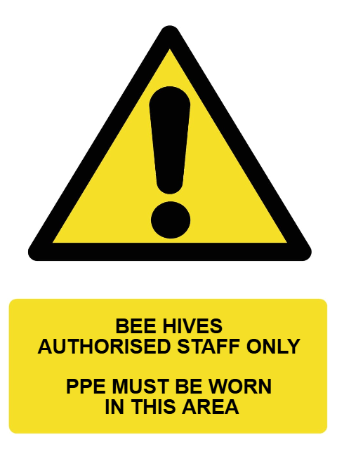 Custom Warning Sign Portrait