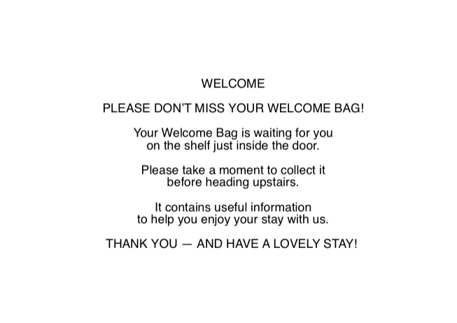 Custom White Sign Landscape