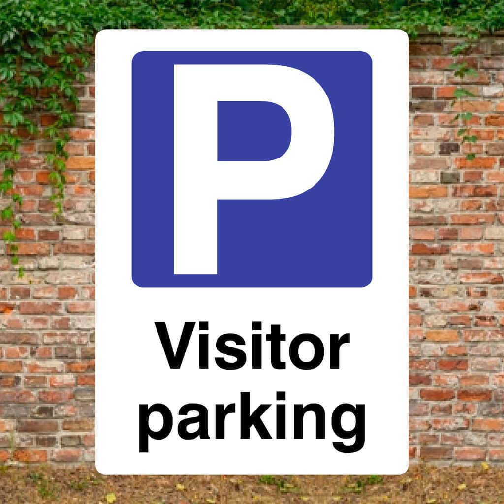 Visitor Parking P Sign - The Sign Shed