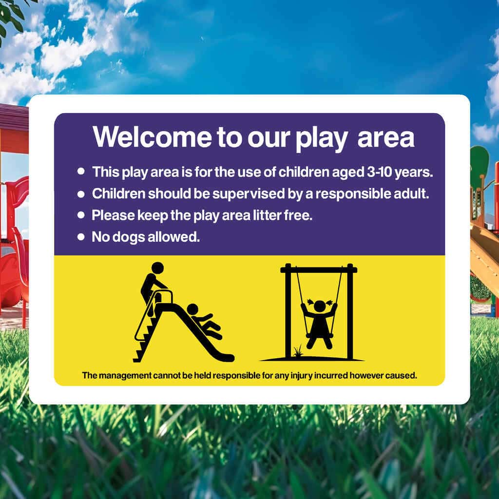 Play Area Sign Lancaster Play Area To Close As Refurb Gets Under Way