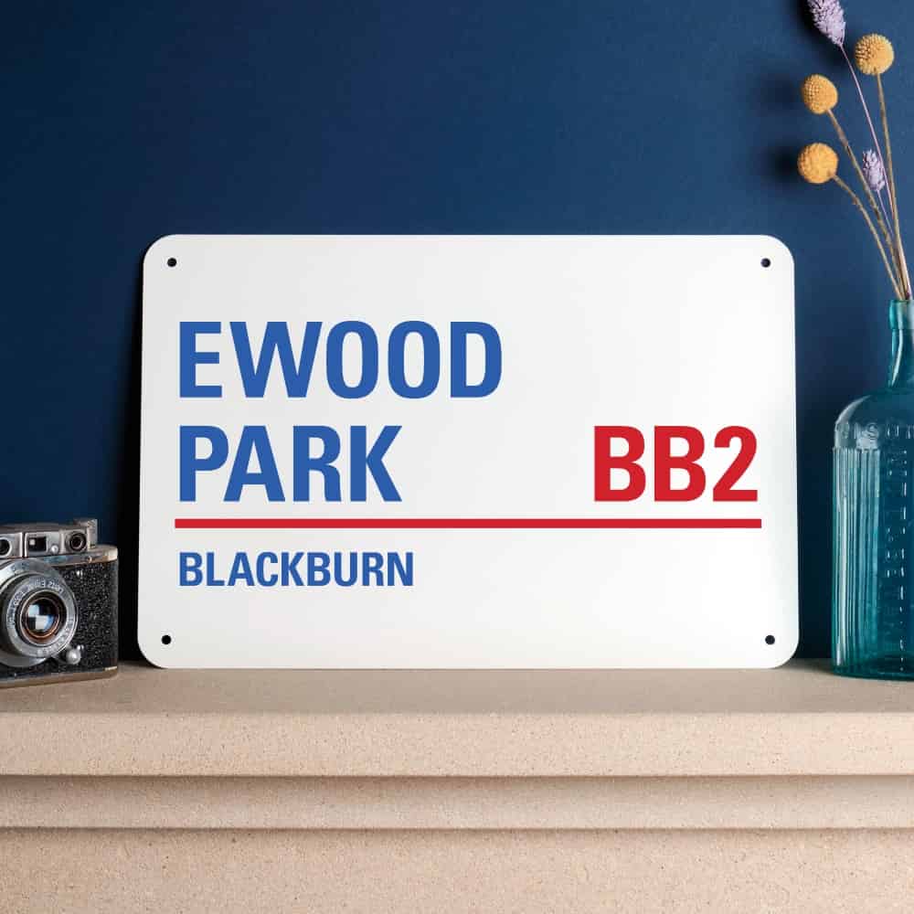 Blackburn Rovers Football Stadium Street Sign-300x200-The Sign Shed