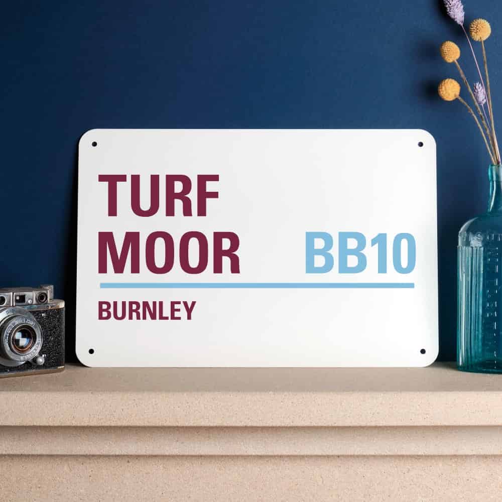 Burnley FC Football Stadium Street Sign-300x200-The Sign Shed