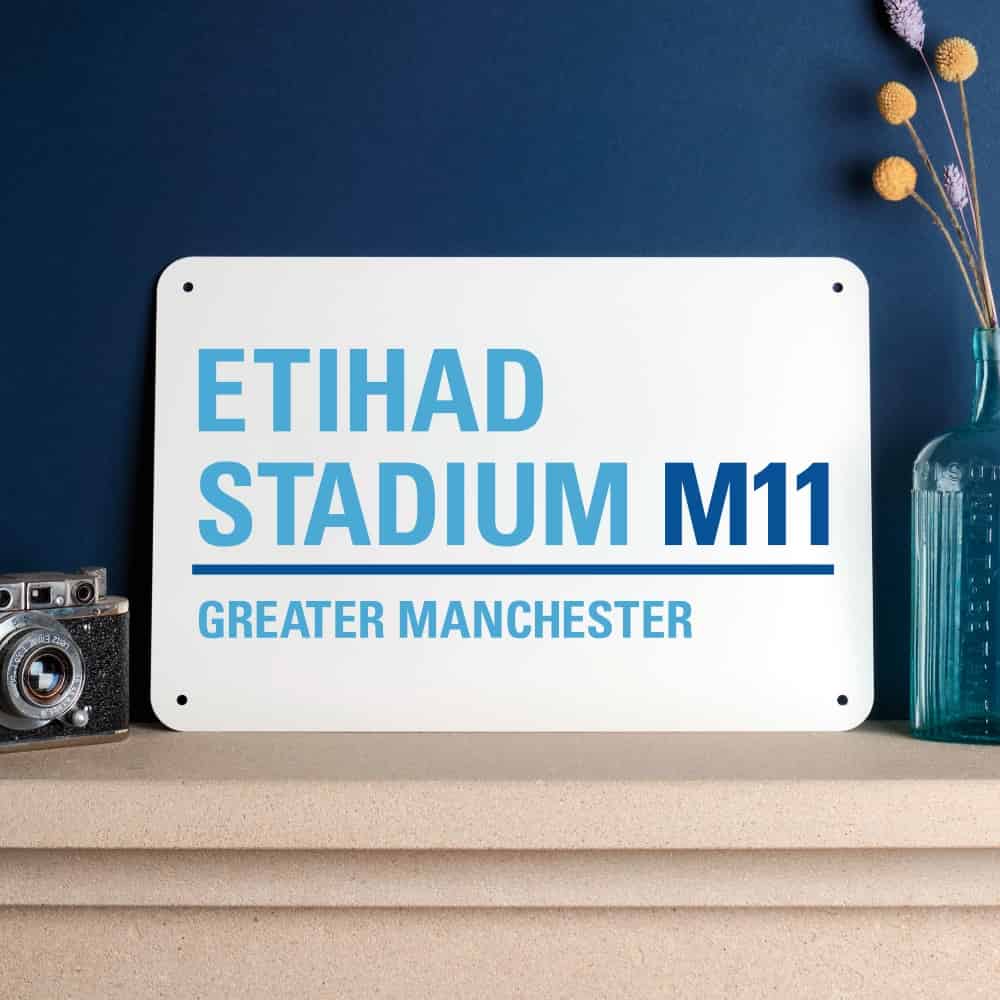 Manchester City Football Stadium Street Sign-300x200-The Sign Shed