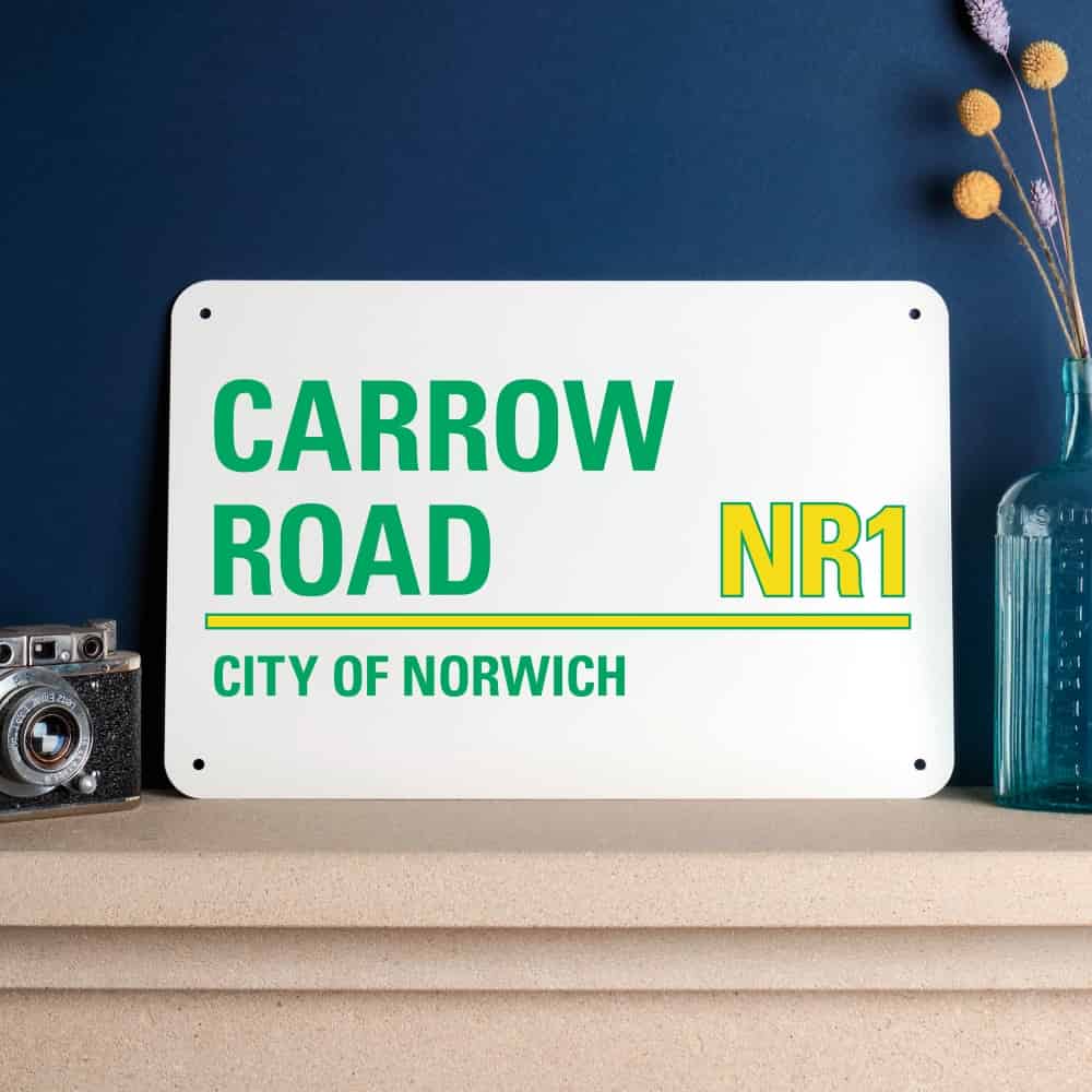 Norwich City Football Stadium Street Sign-300x200-The Sign Shed