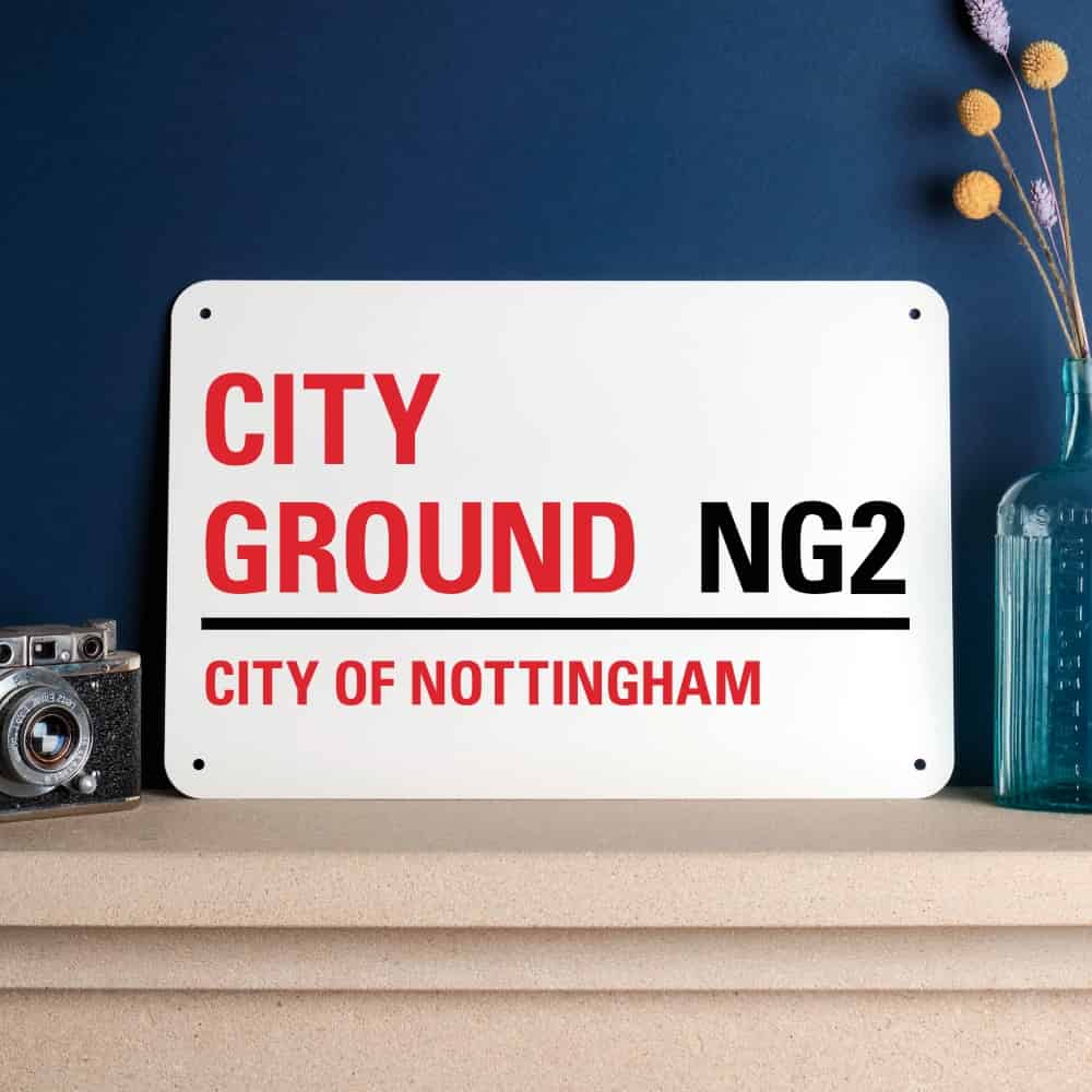Nottingham Forest Football Stadium Street Sign-300x200-The Sign Shed