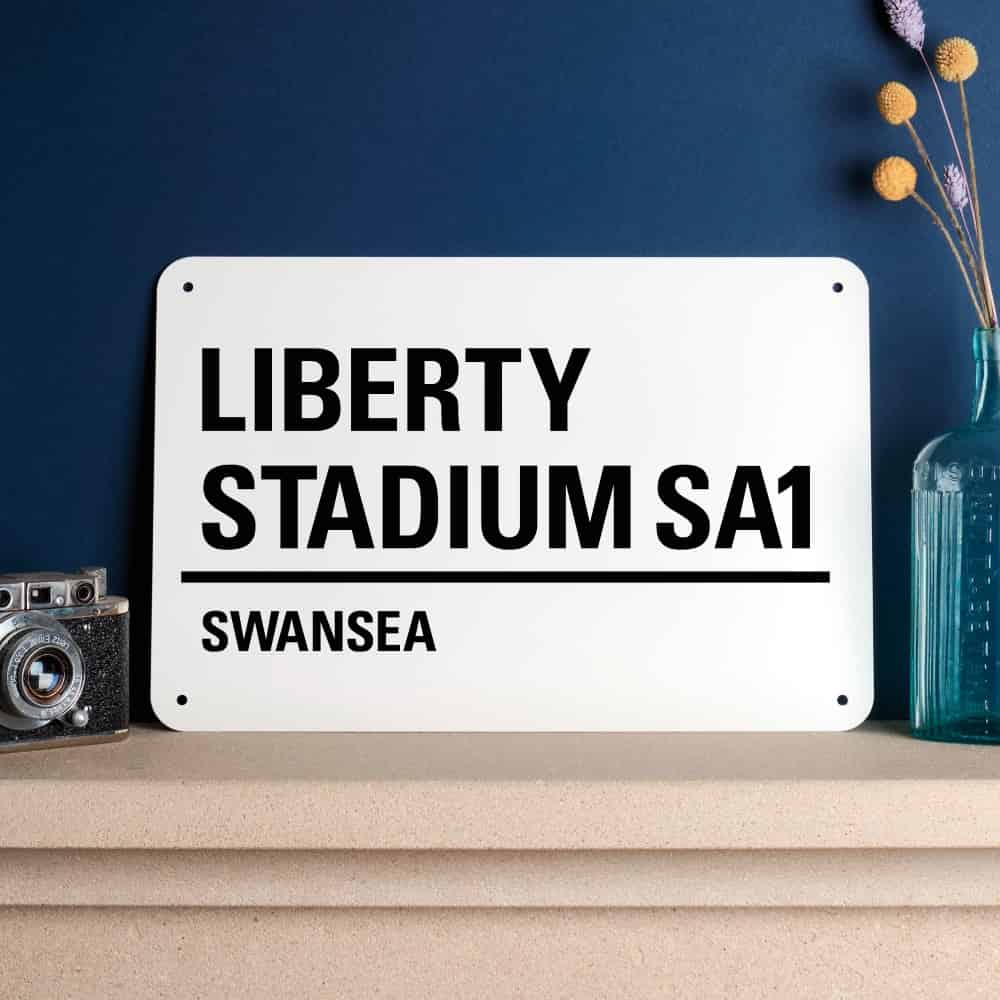 Swansea City Football Stadium Street Sign-300x200-The Sign Shed