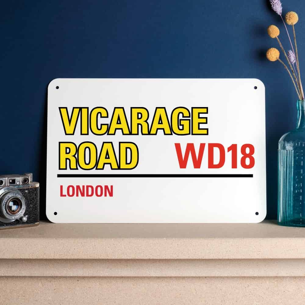 Watford FC Football Stadium Street Sign-300x200-The Sign Shed