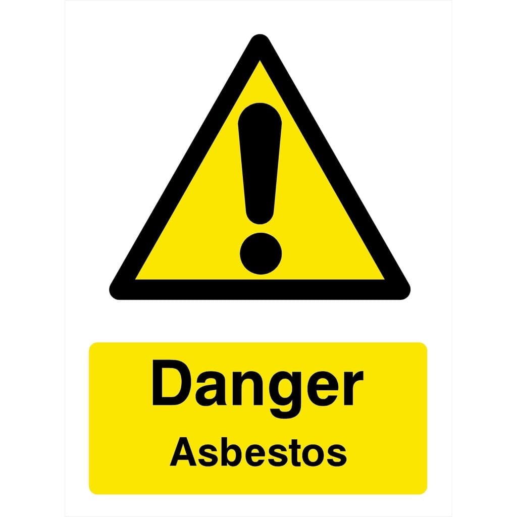 Asbestos Warning Sign - The Sign Shed