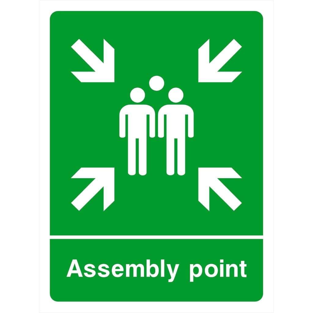 Assembly Point Sign - The Sign Shed
