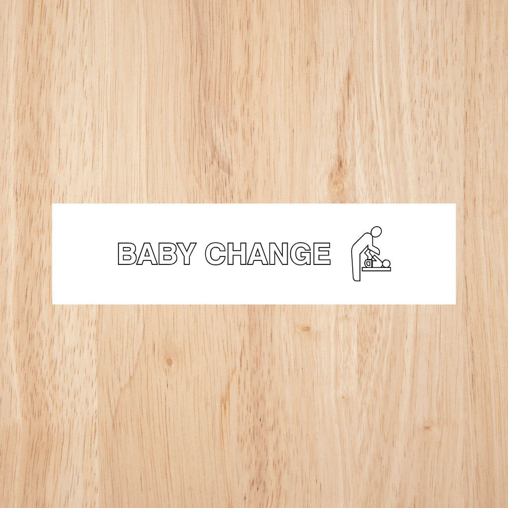 Baby Change Sign for Washrooms – The Sign Shed