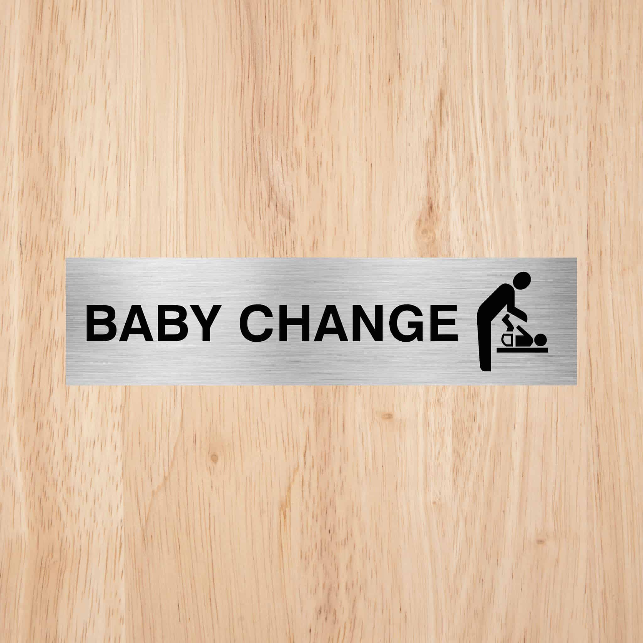 Baby Change Sign for Washrooms