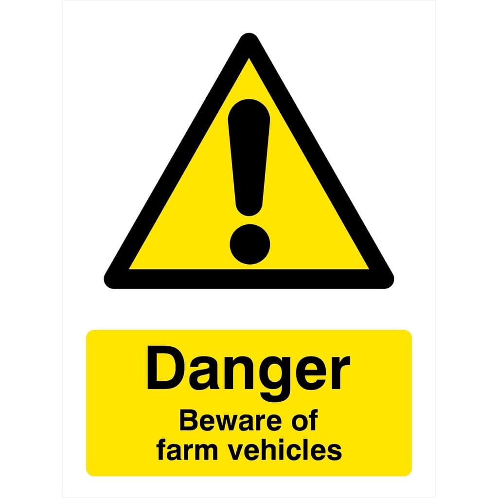 Beware Of Farm Vehicles Sign - The Sign Shed