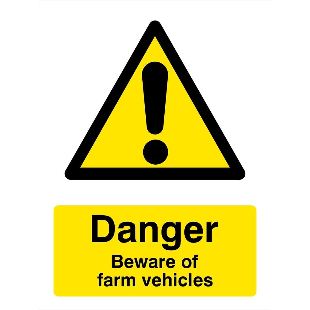 Bad Farm Sign Examples Promote Farm Safety: Shop Farming Hazard Signs Online
