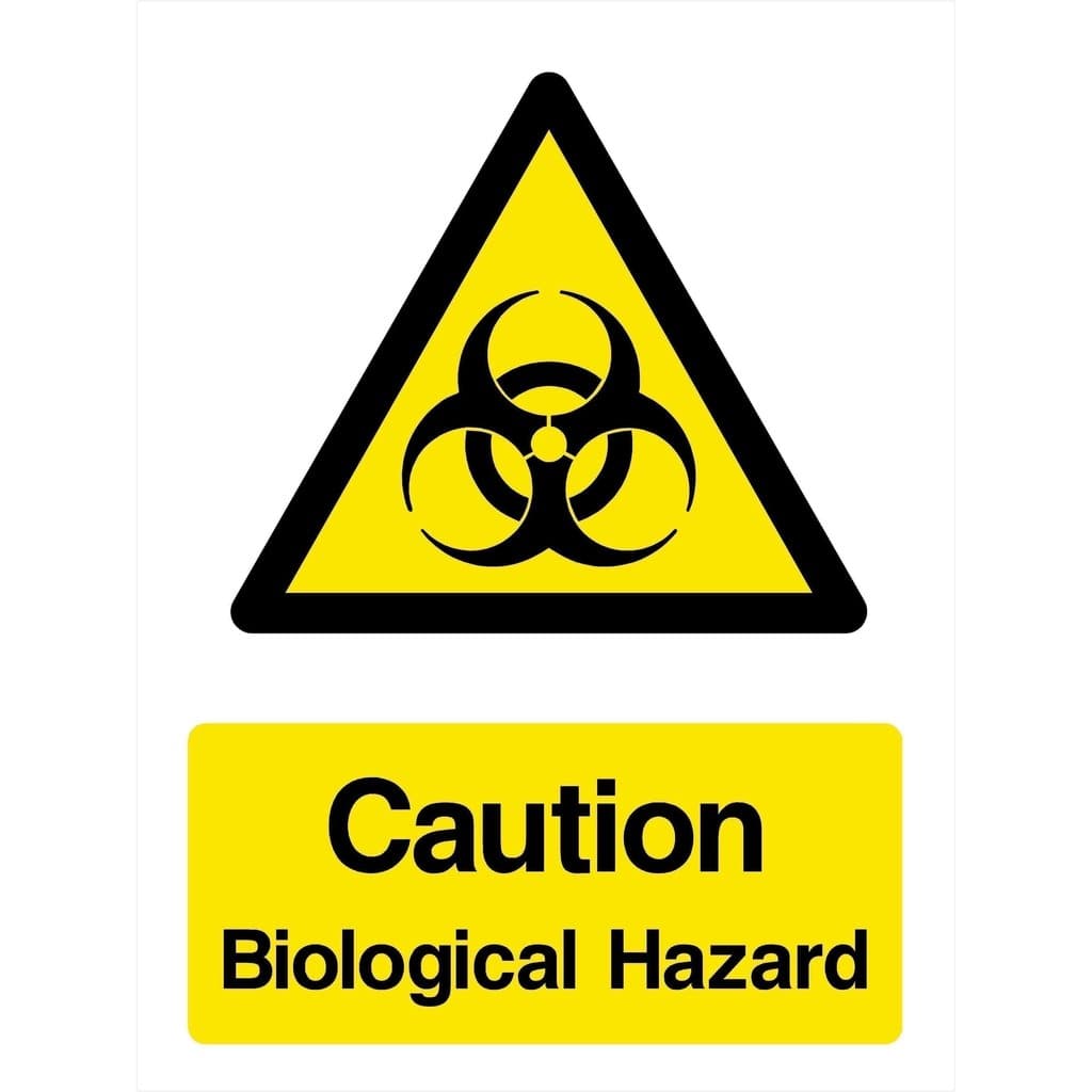 Biological Hazard Warning Sign - The Sign Shed