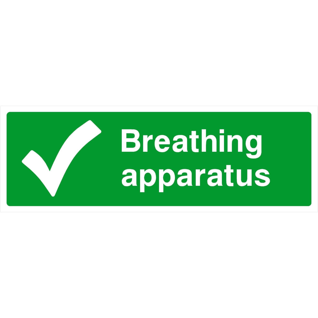 Breathing Apparatus First Aid Sign - The Sign Shed