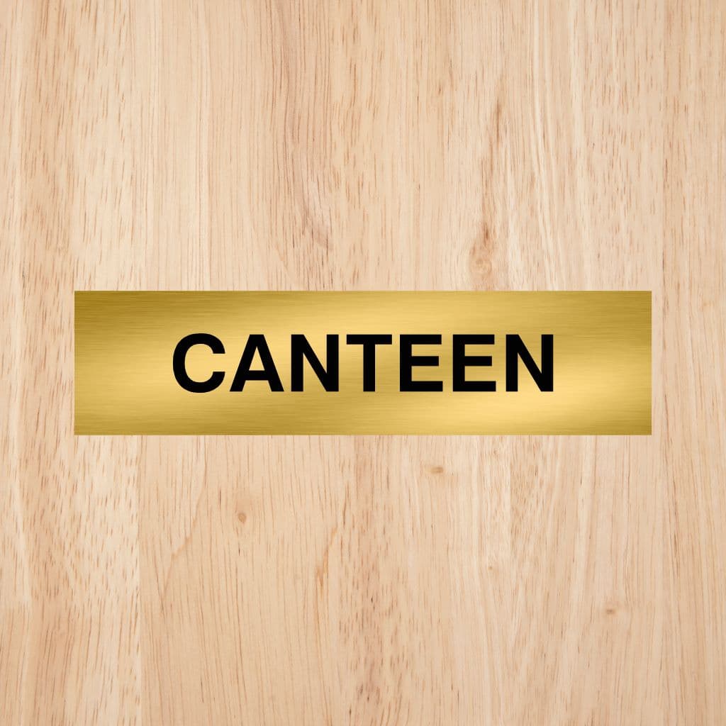 Canteen Sign CAPS - The Sign Shed