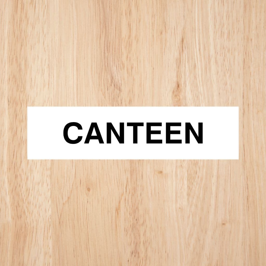 Canteen Sign CAPS - The Sign Shed