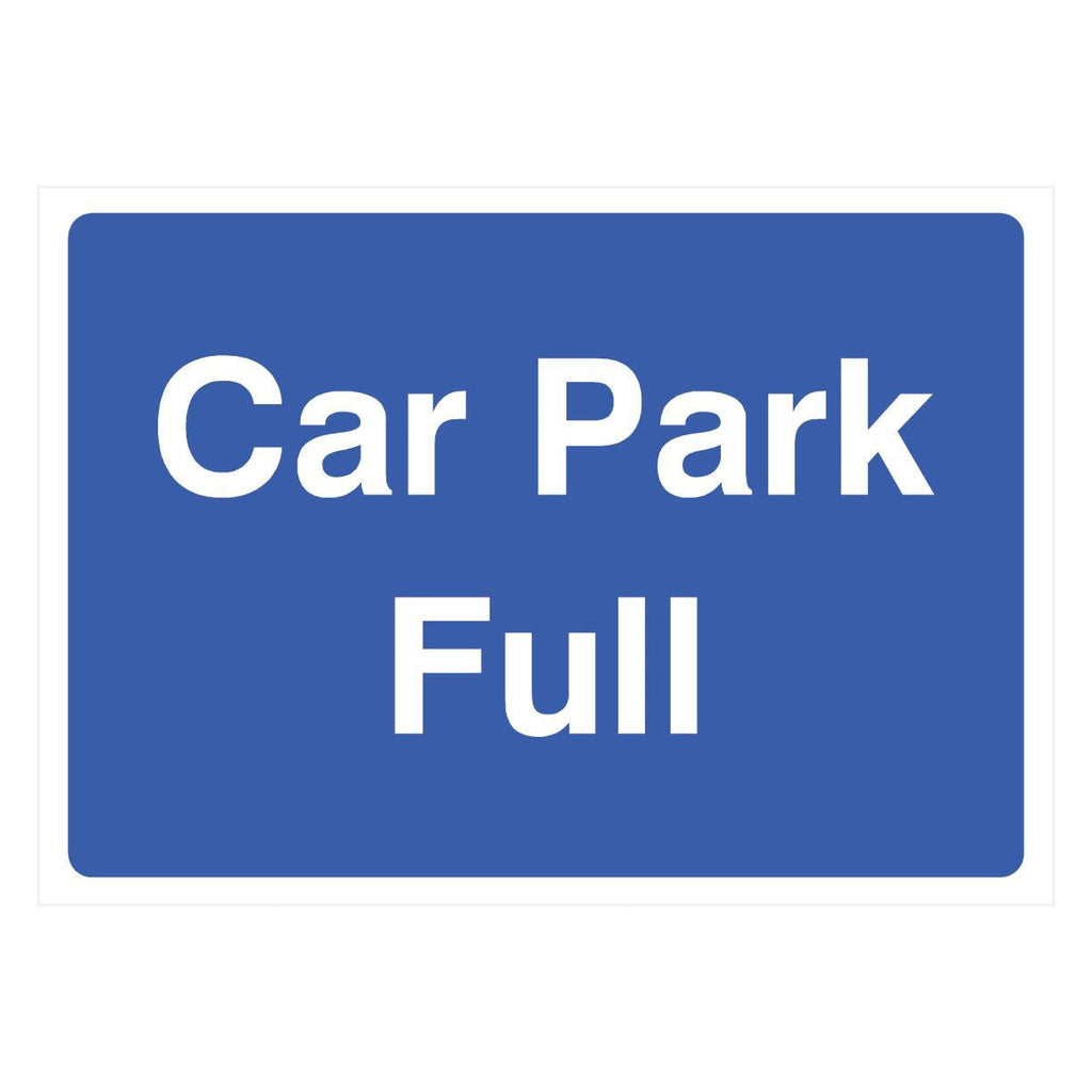 Car Park Full Sign - The Sign Shed