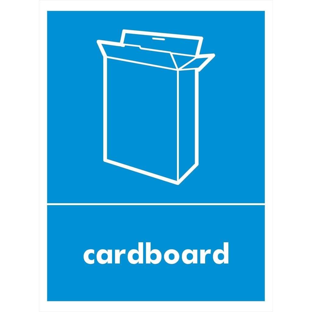 Cardboard Collection Sign Cardboard Recycling Sign