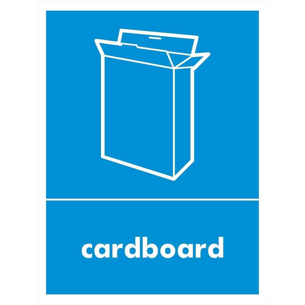 Cardboard Recycling Sign - The Sign Shed