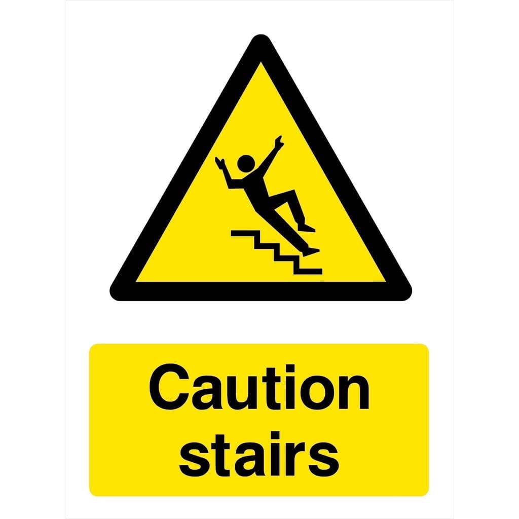Caution Stairs Sign - The Sign Shed
